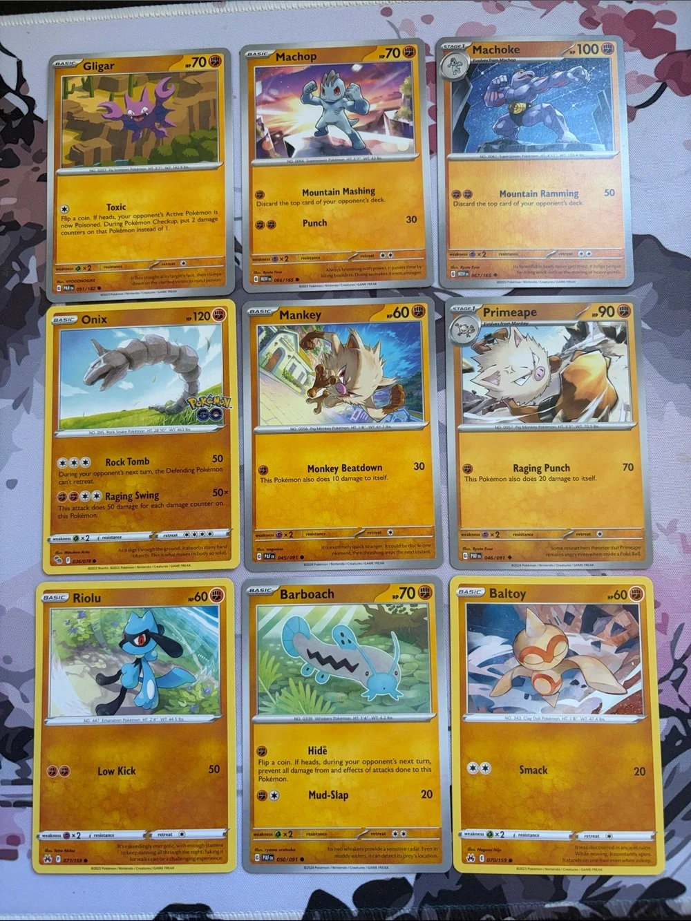 🥋 Martial Arts Pokémon Card Lot | Machop Primeape Riolu ✨5/$25✨
